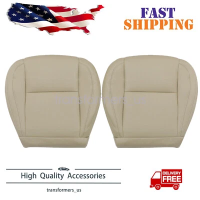 For 1998-2005 Lexus GS300 GS400 Driver & Passenger Bottom Leather Seat Cover Tan - Image 1 of 4