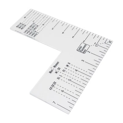 Tshirt Rulers Guide T Shirt Rulers for Embroidery Press Printing(Adult Size) - Image 1 of 4