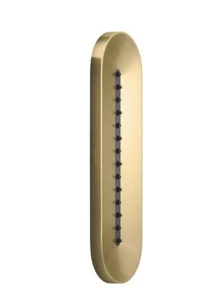 Kohler Statement K-26300-G-2MB 10” Cuerpo Ovalado Lluvia Spray Ducha Moderno Latón Nuevo - Imagen 1 de 2