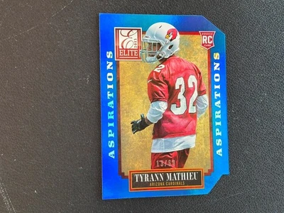 Tyrann Mathieu 2013 Elite Blue Aspirations Rookie RC Arizona Cardinals 13/68 E19 - Image 1 of 2
