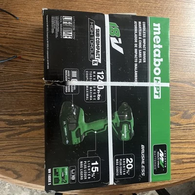 NEW Metabo HPT WH18DDX S 18V Sub-Compact Brushless Impact Driver Kit - Image 1 of 4