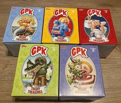 2022 Garbage Pail Kids Trashy Treasures Series 5 Conjunto Completo *BASE* - Imagem 1 de 2