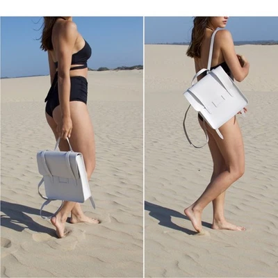 The Cambridge satchel company folio clay leather backpack - Image 1 of 4