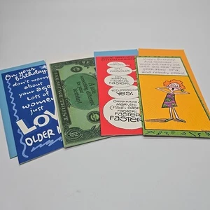 Lot Of 4 Vintage Ambassador Birthday Cards Greeting Cards & Envelopes Brand New - Picture 1 of 22