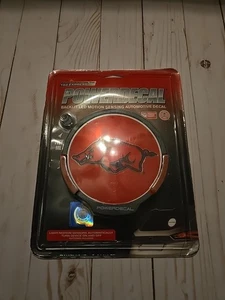 Calcomanía eléctrica Arkansas Razorback nueva stock antiguo sin probar - Imagen 1 de 2