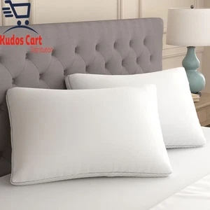 Tranquility Simply Soft Down Alt Pillow 2 Pack Luxury Hypoallergenic 400 Thread - Picture 1 of 12