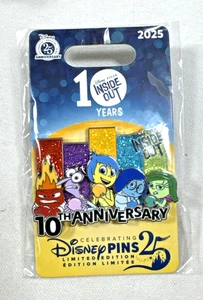 NEW 2025 DISNEY INSIDE OUT 10TH ANNIVERSARY YEARS LE 2400 SOLD OUT - Picture 1 of 3