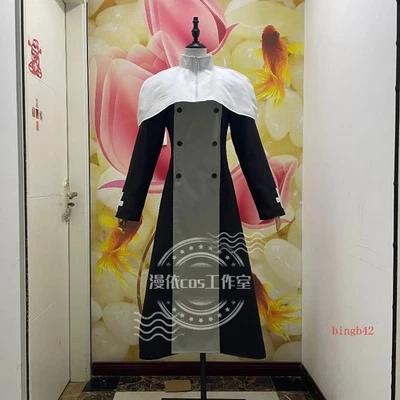 Fantasia Soul Eater Justin Law uniforme pano fantasia cosplay para terno de Halloween - Imagem 1 de 4