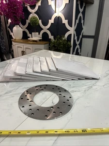 9 QTY! BULK LOT- Caltric Rear Brake Disc Rotor for Polaris 5248250 DS105 —NEW - Picture 1 of 5