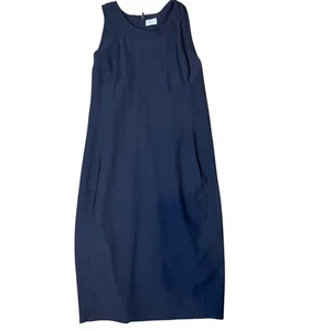 Vestido midi negro sin mangas atlético informal talla L Athleta para mujer - Imagen 1 de 6
