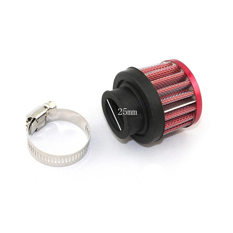 New 25mm Car Cold Air Intake Filter Turbo Vent Crank Case Breather Mini  Cleaner - Image 1 of 4