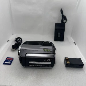 JVC Everio GZ-MG130EK Handheld HD 30GB HDD Camcorder Tested + Accessories - Picture 1 of 8