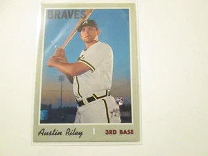 2019 Topps Baseball #614 Austin Riley Atlanta Braves Rookie SP - Picture 1 of 1