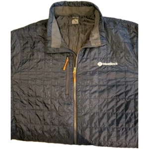 Storm Creek Mens 4XL Navy Quilted Insulated Thermo Lite EcoMade Zip Jacket New - Picture 1 of 14