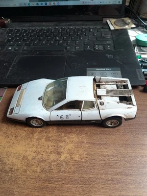 Burago Ferrari BB512 Modelo de Coche (Blanco) Escala 1/24 Hecho en Italia Metal Foto 1 de 4