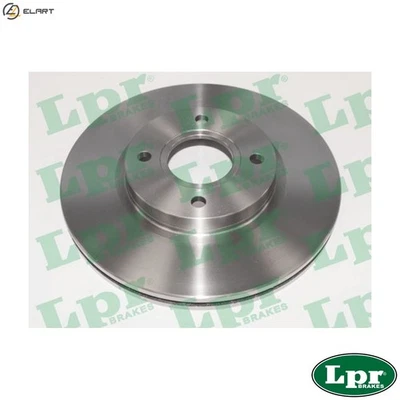 2x BRAKE DISC F1034V FOR FORD FIESTA/VI/Van B-MAX M1JH/M1JE/P4JB/P4JA 1.0L 3cyl - Image 1 of 4