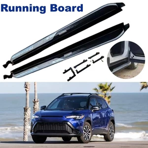 Fits For Toyota Corolla Cross 2022-2025 Running Board Nerf Bar High Quality Fire - Picture 1 of 12
