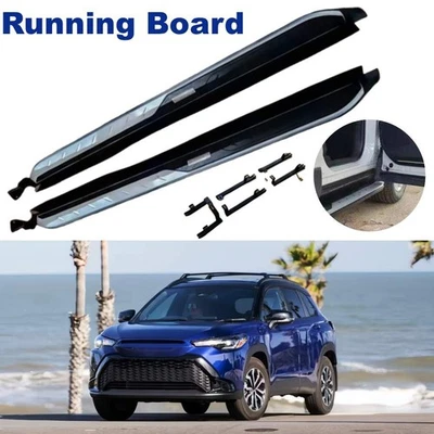 Fits For Toyota Corolla Cross 2022-2025 Running Board Nerf Bar High Quality Fire - Image 1 of 4
