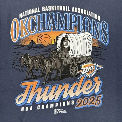 Oklahoma City Thunder Shirt Mens XXL Blue 47 Franklin 2025 NBA Champions Tee NWT - Image 1 of 4