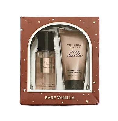 Victoria's Secret BARE VANILLA 2 Piece Body Mist and Lotion Gift Set - Bild 1 von 4
