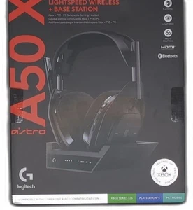 Logitech G Astro A50 X Cuffie da Gioco Wireless Omnipiattaforma + Stazione Base per - Foto 1 di 4