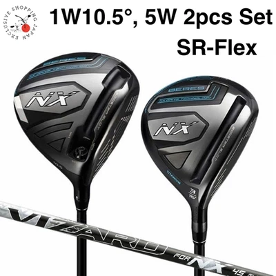 Honma BERES NX Driver Fairway Wood 1W/10.5, 5W 2pcs Set VIZARD for NX 45 SR-Flex - Image 1 of 4