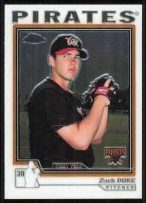 2004 Topps Chrome #220 Zach Duke FY RC - Image 1 of 2