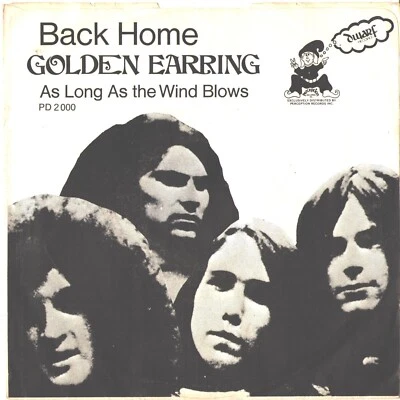 GOLDEN EARRING--PICTURE SLEEVE + 45--(BACK HOME)--PS--PIC--SLV - Image 1 of 2