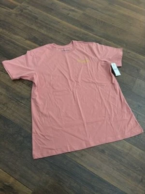 HANG TEN Camiseta Mujer Gráfica, Salmón, MEDIANA, Nueva con Etiquetas Foto 1 de 2