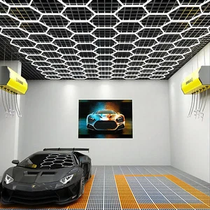 Hexagon LED Lampe Röhren Werkstatt Garage Wand Decken Leuchte Beleuchtung HOT - Bild 1 von 15