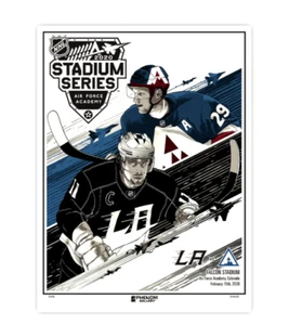 N H L Avalanche vs Kings 2020 Hockey Stadium Series Outdoor Game Poster - Bild 1 von 1
