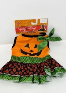 Spooky Village Halloween XS Dog Pumpkin Dress - Picture 1 of 11
