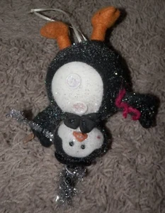 Katherine’s Collection Holiday ORNAMENT  PENGUIN UPSIDE DOWN! 7" - Picture 1 of 2