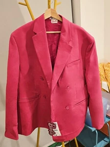 Zara x Barbie Limited Edition Herren Oversize Fit Blazer Rosa Gr. 54 - Bild 1 von 3