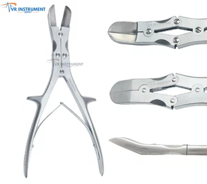 Cortadoras de huesos STILLE-LISTON instrumentos ortopédicos corte herramientas curvas de 10,5" - Imagen 1 de 7