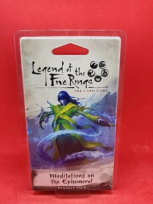 Legend of the Five Rings: MEDITATIONS ON THE EPHEMERAL Dynasty Pack NIB FFG - Image 1 of 4
