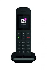 Telekom Festnetztelefon Speedphone 12 in Schwarz schnurlos | Zur Nutzung an aktu - Foto 1 di 1