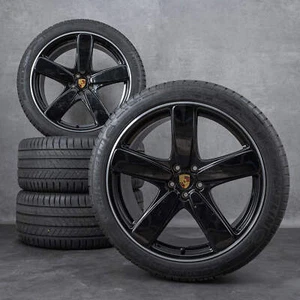 Original Porsche Macan II Felgen 21 Zoll 95B Classic Sommerreifen Sommerräder - Imagen 1 de 3