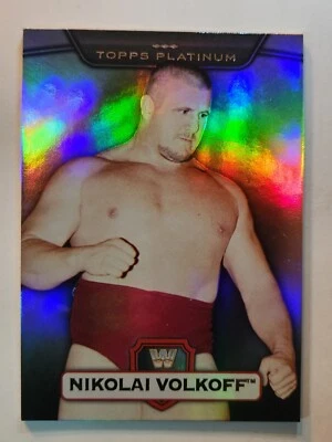 2010 Topps WWE Platinum RAINBOW REFRACTOR #108 NIKOLAI VOLKOFF - Image 1 of 2