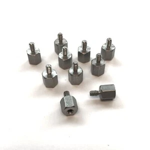 (PKG of 10) Standoff, 1/4" Hex, M-F, 4-40, 1/4" Length, Stainless Steel - Picture 1 of 3