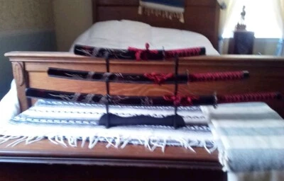 3 Pc Black Dragon Samurai Sword Set Carbon Steel Blades with Stand BRAND NEW!! - Image 1 of 4