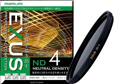 Marumi EXUS ND4 FILTER Neutral Density MADE in JAPAN for Professional series  - Image 1 of 3
