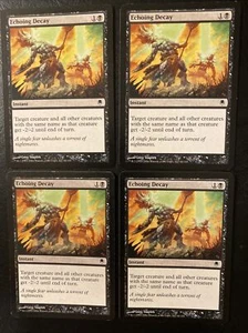 ***MTG-4 x ECHOING DECAY from Darksteel in LP to NM condition*** - Picture 1 of 2