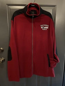 Disneyland Resort Adult Fleece Jacket 1971 Embroidered Logo Mickey Mouse 3XL - Picture 1 of 6