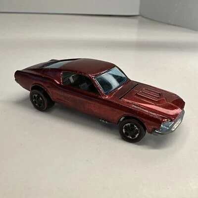Mustang personalizado rojo 1968 Redline Hot Wheels Mattel vintage RL Foto 1 de 4