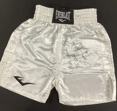 Michael Spinks Signed Trunks Everlast Boxing Leon Spinks Autograph Olympic JSA 2 - Image 1 of 4