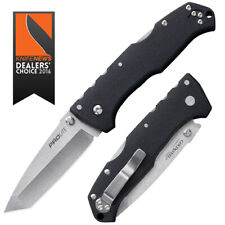 COLD STEEL 20NST Pro-lite Folding Knife 3.5" Tanto Blade Black Gfn Handles