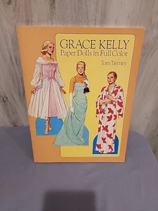 1986 Grace Kelly Paper Dolls In Full Color Uncut 4 Dolls 32 Costumes Gowns Dior - Picture 1 of 6