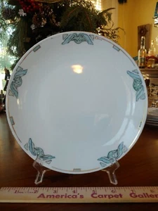 Antique Rosenthal handpainted 1920s art deco blue gold E. Bemis plate VGUC Selb - Picture 1 of 12