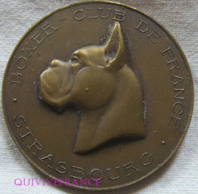 MED14161 - MEDAILLE BOXER CLUB DE FRANCE  - STRASBOURG par ISLER - Photo 1/3